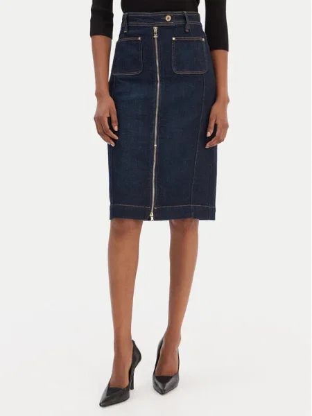 Guess Fustă de blugi Bleumarin