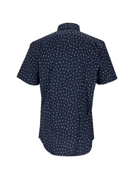 Cămașă Paul Smith cu imagine albastru