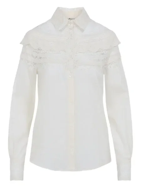 Cămașă Ermanno Scervino din dantelă alb