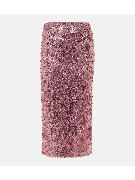 Fustă tip creion Rotate Birger Christensen roz