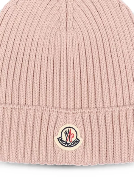 Czapka dziecięca Moncler Enfant różowa