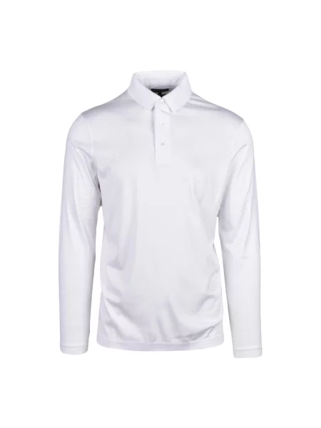 Koszulka polo Emporio Armani biała
