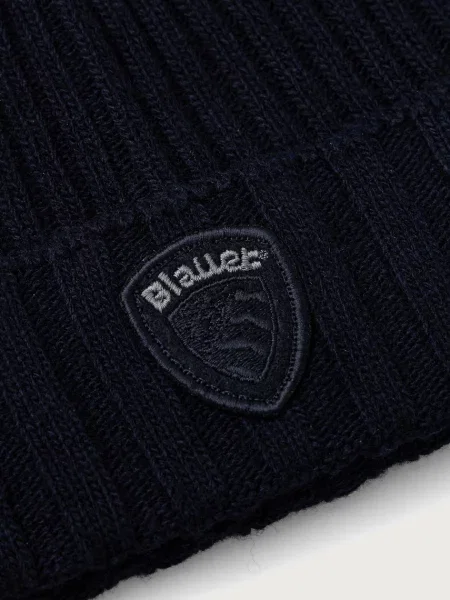 Blauer căciulă pentru bărbați cu amestec de lână
