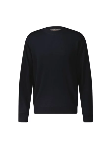Sweter Filippo De Laurentiis wełniany niebieski
