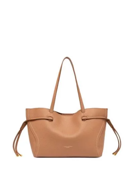 Shopperka Gianni Chiarini skórzana beżowa