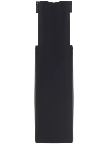 Sukienka midi Courreges do kolan garniturowa czarna