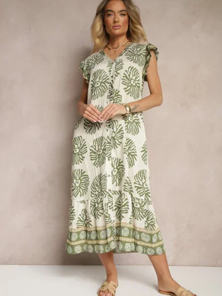 Rochie Boredis verde
