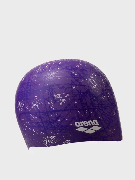 Шапка Arena з принтом фіолетова