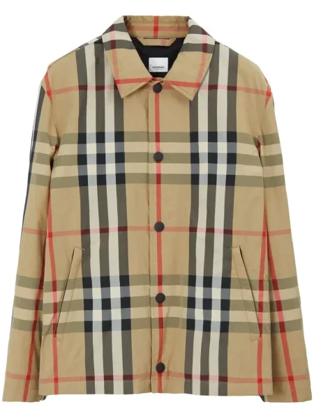 Kostkovaná bunda Burberry béžová