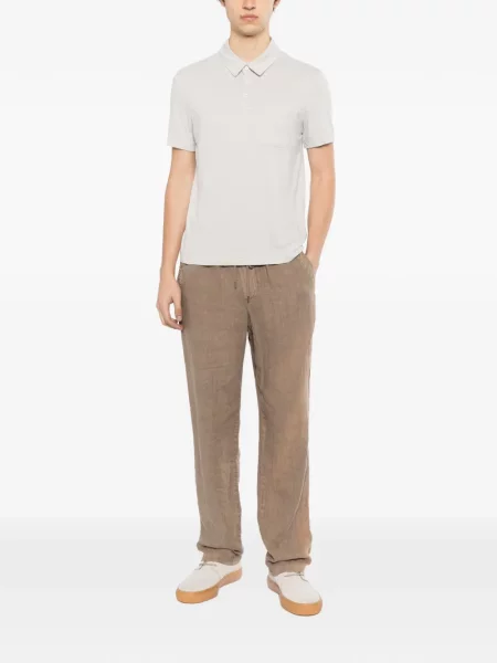 Tricou polo James Perse gri