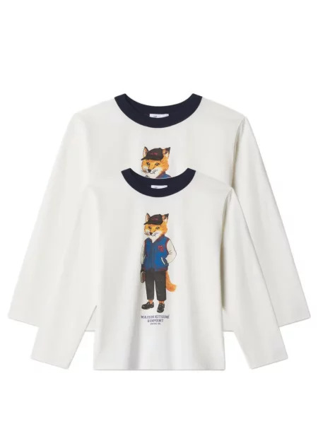 Koszulka dziecięca Maison Kitsune biała