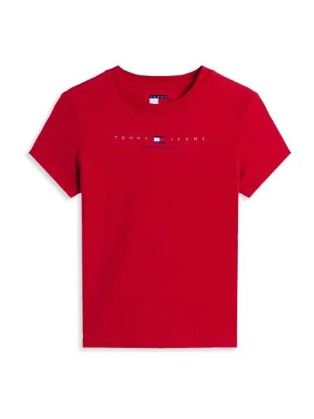 Tommy Jeans Tricou Linear roșu