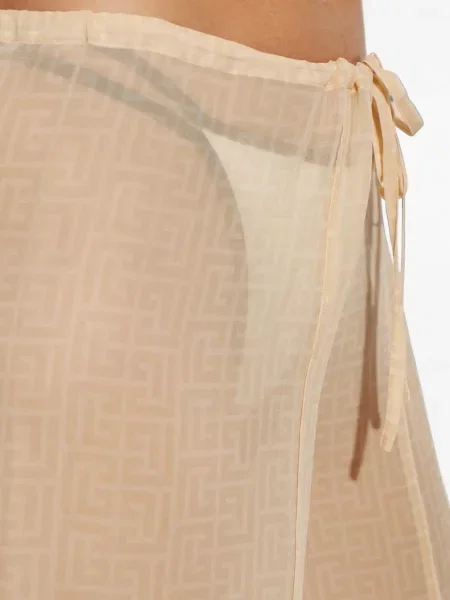 Pantaloni Balmain de mătase