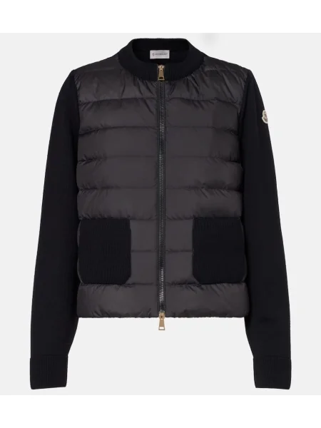 Cardigan Moncler de lână albastru