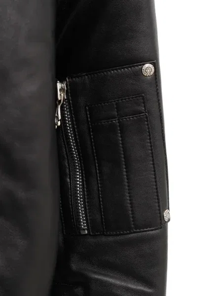 Geanta de piele Amal Guessous negru