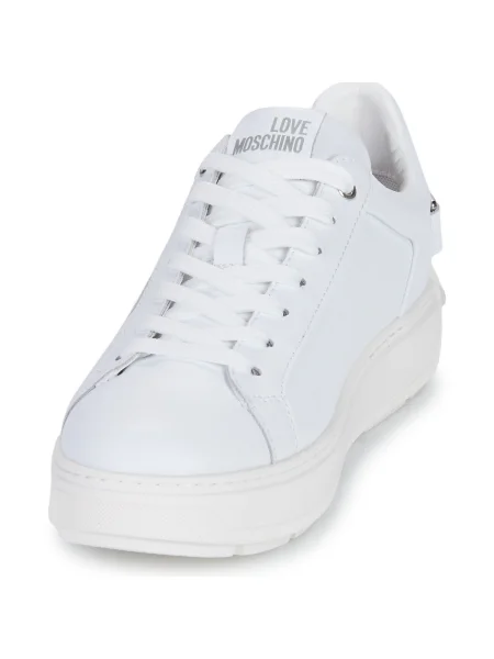 Sneakerși Love Moschino alb
