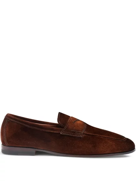 Pantofi loafer Santoni maro