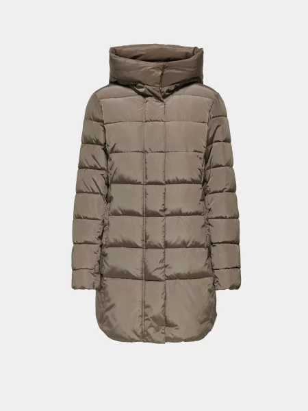 Зимова куртка Only LINA PUFFER COAT світло-коричневий коричнева