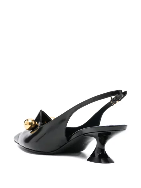 Pantofi cu toc Lanvin din piele negru
