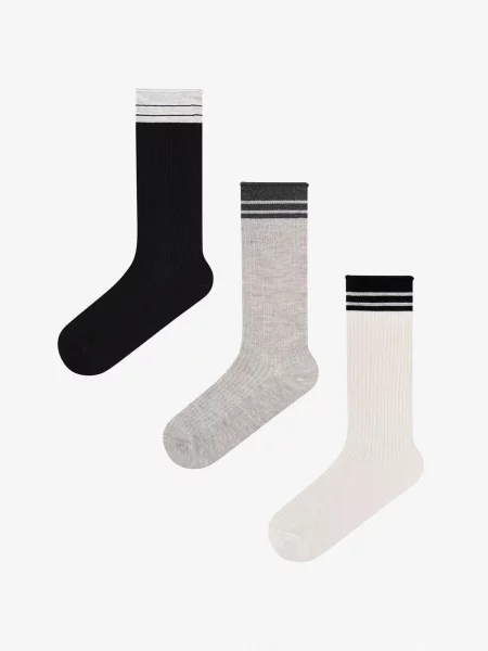 Penti Čarape PENTI Urban Gestreifte Baumwoll-Socken im Paar miks