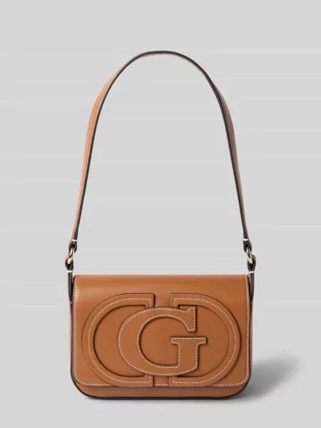 Torba na ramię z detal z logo model Ruby' Guess