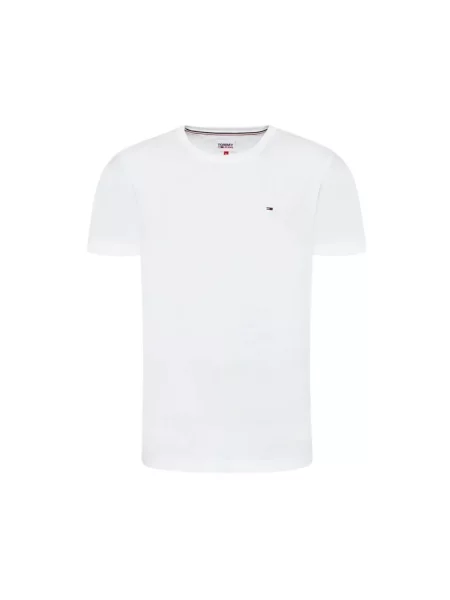 Koszulka Tommy Jeans z krótkim rękawem biała