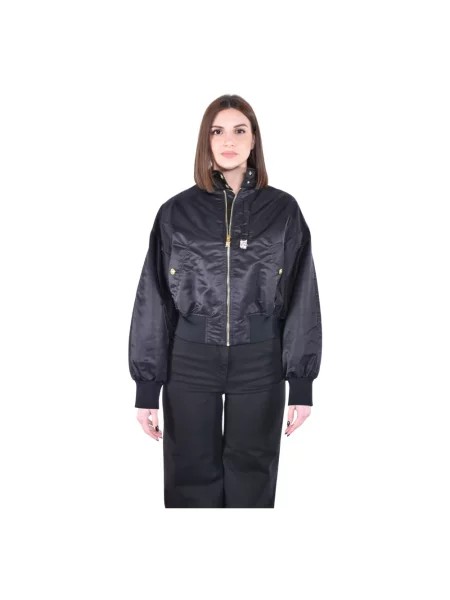 Kurtka bomber Elisabetta Franchi czarny