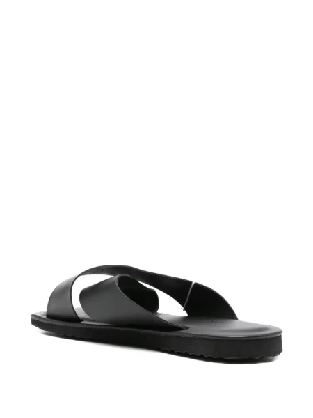 Sandale Geox din piele cu bretele negru