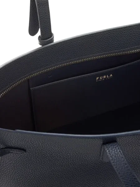 Geanta de piele Furla din piele albastru