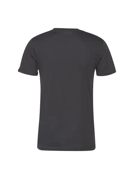 ALPHA INDUSTRIES Tricou alb / grafit gri