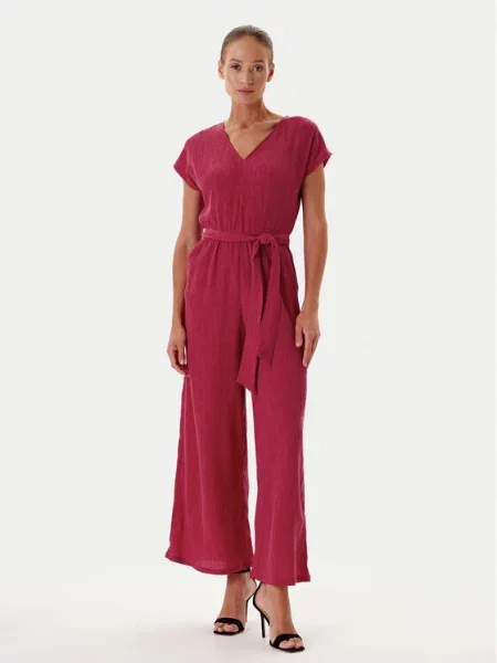 Tatuum Kombinezon Koreki 1 Wide Leg różowy