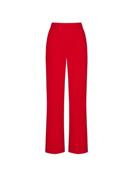 Pantaloni Valentino Garavani roșu