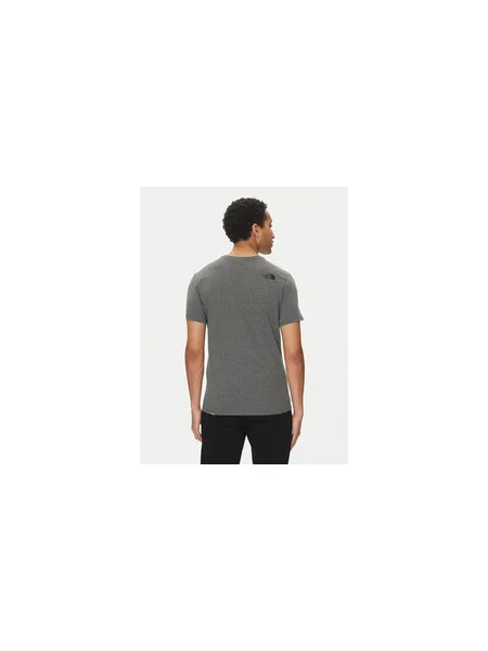 The North Face Póló Simple Dome Tee Regular Fit szürke