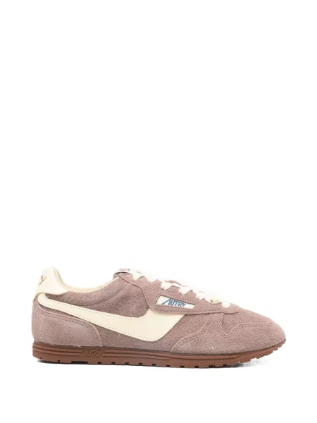 Sneakerși Autry din piele de căprioară maro