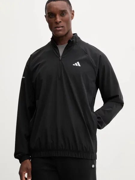 Tréninková mikina adidas Performance Training Essentials s potiskem černá