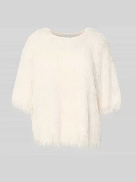 T-shirt z frędzlami model FALLON' Copenhagen Muse biała