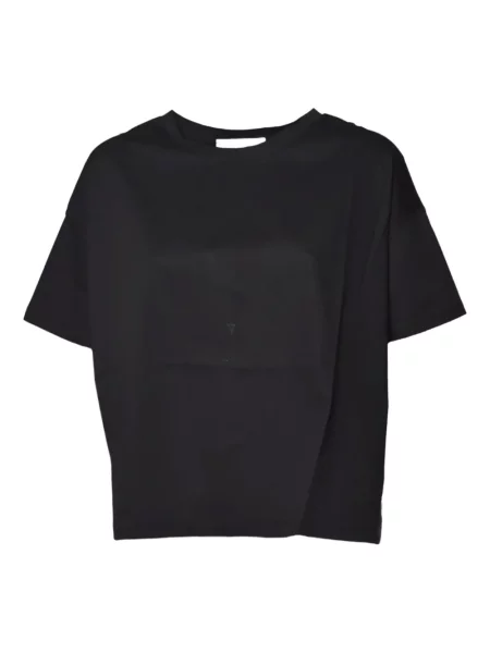 Tricou Solotre cu decolteu rotund negru