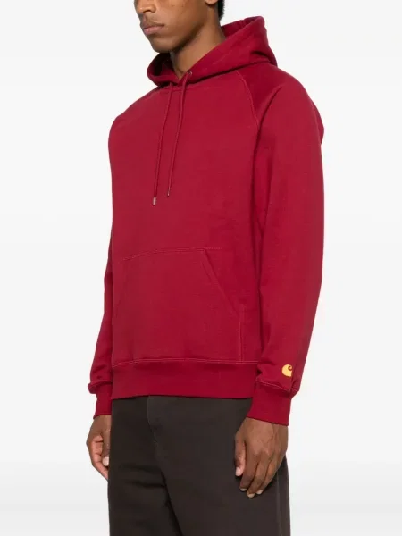 Hanorac cu glugă Carhartt Wip roșu
