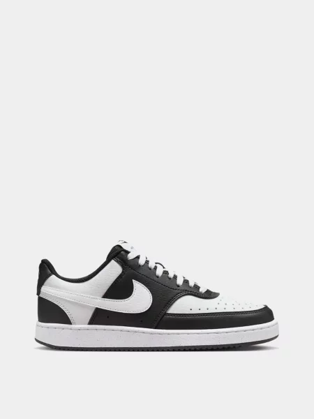 Кеди низькі NIKE COURT VISION білий/чорний синтетичний білі