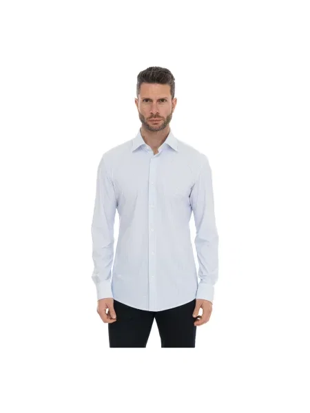 Koszula Boss casual niebieska