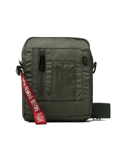 Geantă crossover Alpha Industries verde