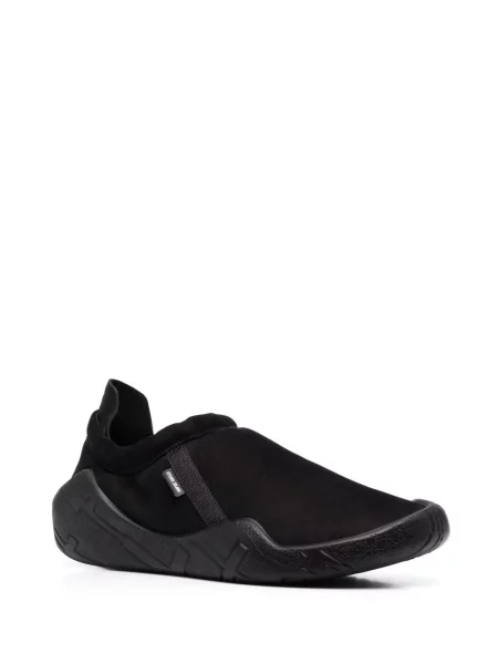 Zomšinės slip on sportbačiai Stone Island Shadow Project akmenys juoda