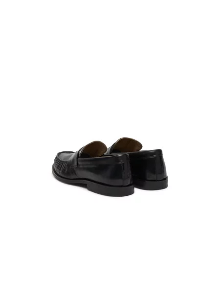 Calvin Klein Loaferke Ess Rubber Loafer Wr Pol Lth črna