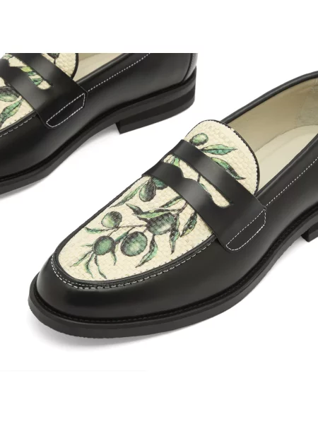 Loafersy Duke + Dexter białe