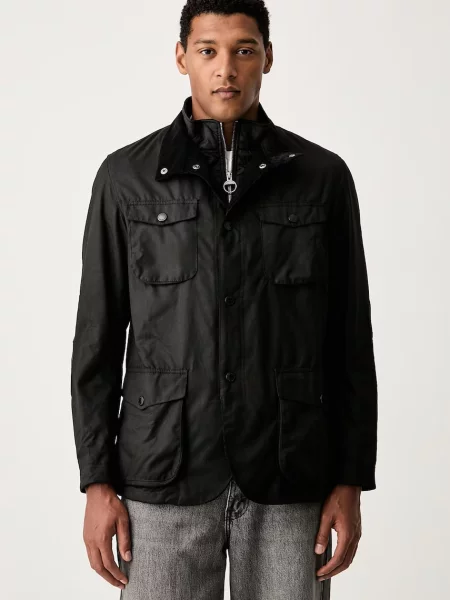 Barbour Geacă Ogston cu adaos de lână negru
