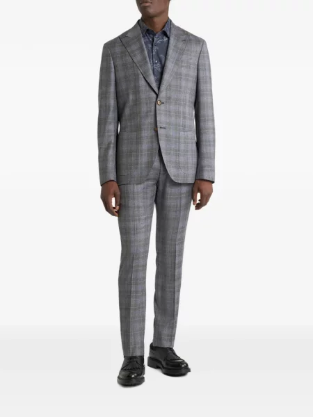 Virágos jacquard ing Etro kék