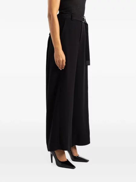 Cu centură pantaloni Sacai negru