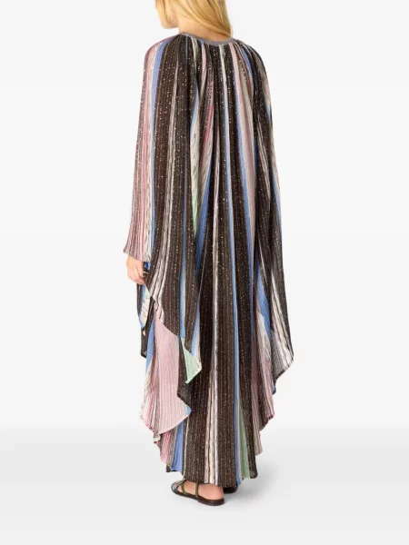 Rochie maxi Missoni cu paiete de costum maro
