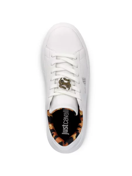 Sneaker Just Cavalli autogrammal fehér