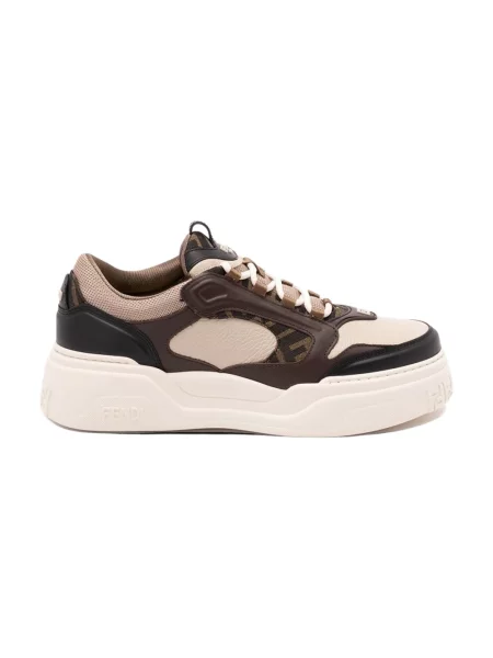 Sneakersy Fendi skórzane
